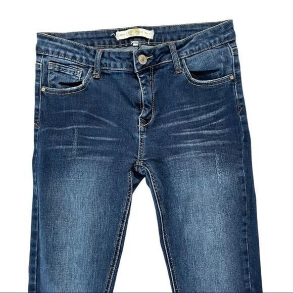 I & M Mid‎ Rise Skinny Jeans Size 5 Dark Wash - Picture 6 of 8